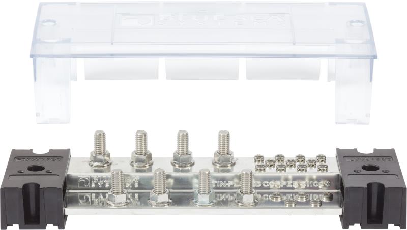 Blue Sea Systems - 1990-BSS - POWERBAR 1000 8X3/8-16 W/COVER