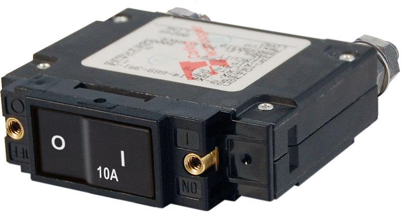 Blue Sea Systems - 7541-BSS - Circuit Breaker C1 FLAT Rocker 10A