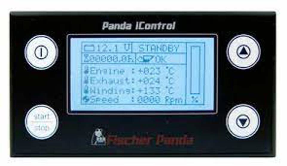Fischer Panda - 21.02.02.101P - Panda iControl1-Panel with ATMEGA 328 ( THT ), with black Panelfoil, for iControl2-Controler