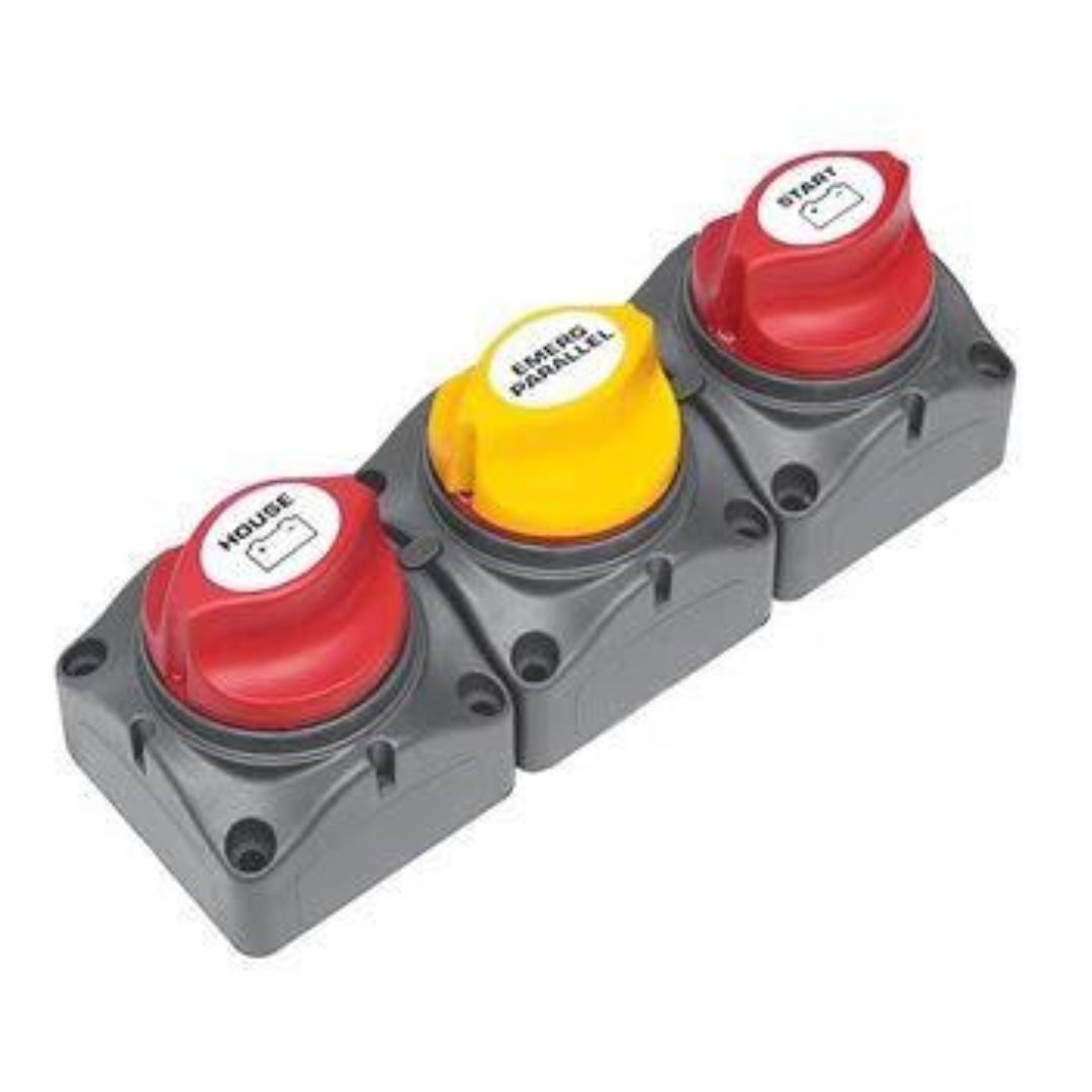 BEP - 715-V - CLSTR BAT SW 275AX3 VERT MC8