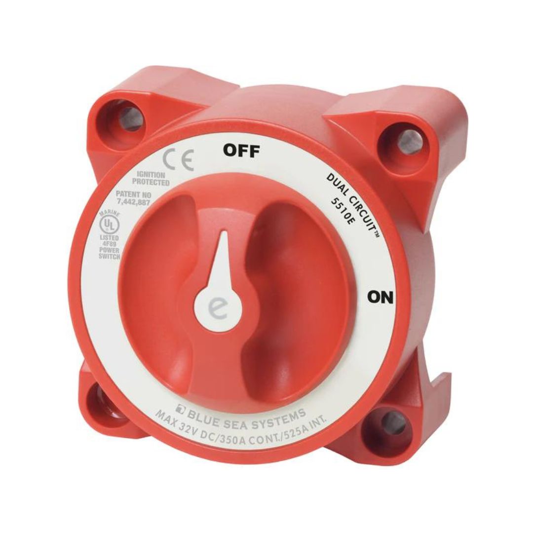 Blue Sea Systems - 5510E-BSS - SWITCH BATTERY 2 POLE ON/OOFF