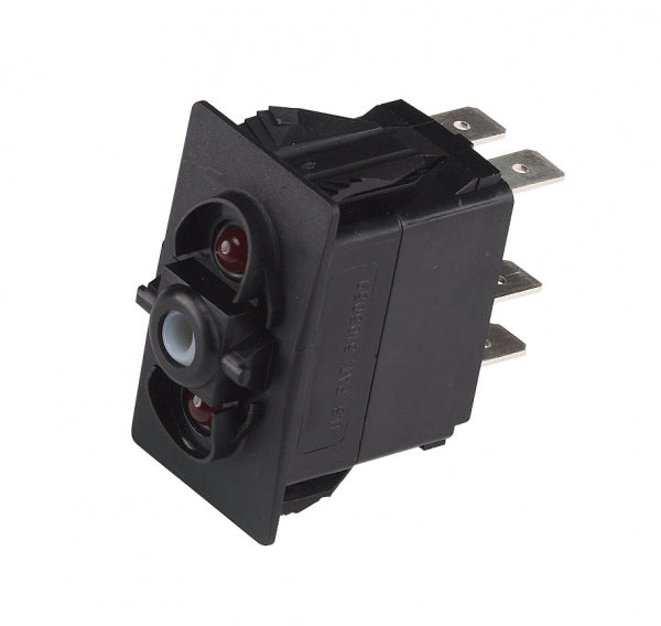 CZone 80-911-0039-00 Carling ON/OFF/ON Red LED Switch