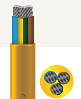 Octeve - ES-3C6-TXP-E3YE - Shore Power Cable