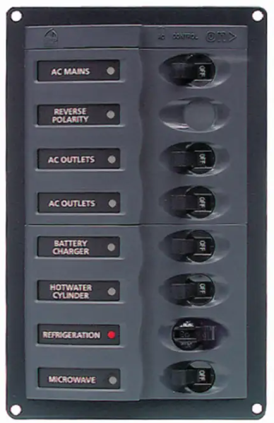 BEP - 900-ACM6W - PAN 6SP 1DP AC230V VERT.