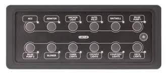 CZONE - 80-911-0165-00 - CZONE WPROOF KEYPAD 6X2 LSCAPE