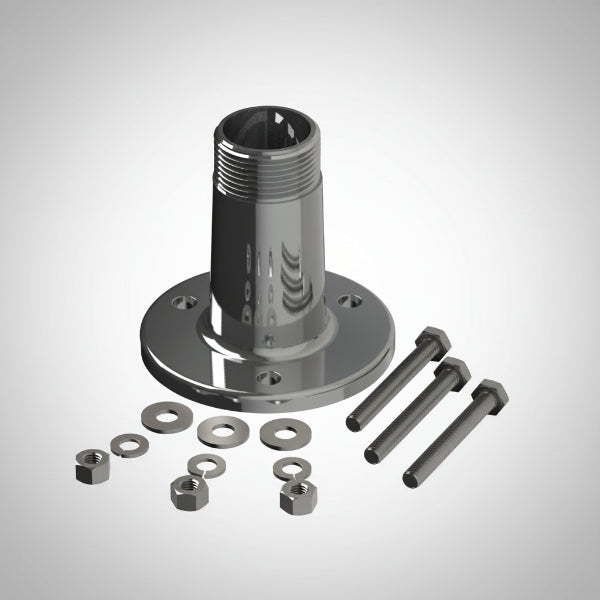 Scan-Antenna 10003-003 Heavy Duty SS Deck Mount G1"-11