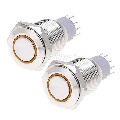 CZONE - 80-911-0060-00 O - PUSH BUTTON MOM (ON)OFF 3.3V ORANGE LED