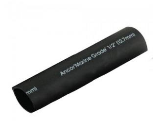 Ancor - 305103 - Heat Shrink Tubing, 1/2" x 3", Black, 3pc