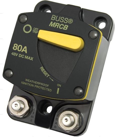 Blue Sea Systems - 7142-BSS - Breaker Thermal 187 SrfcMnt 80A