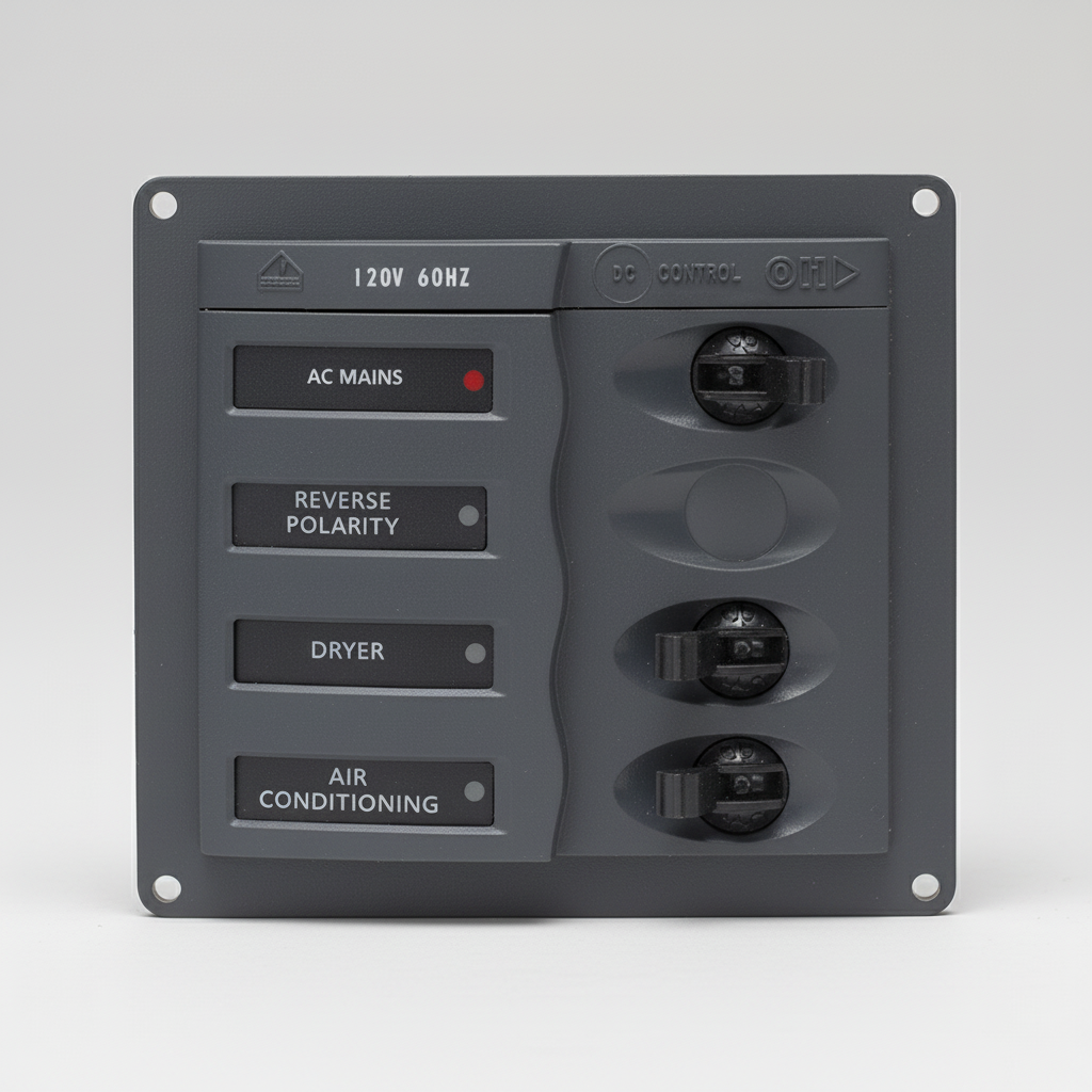 BEP 900-ACM2W-PAN AC230V 2-Single 1-Double Pole Panel
