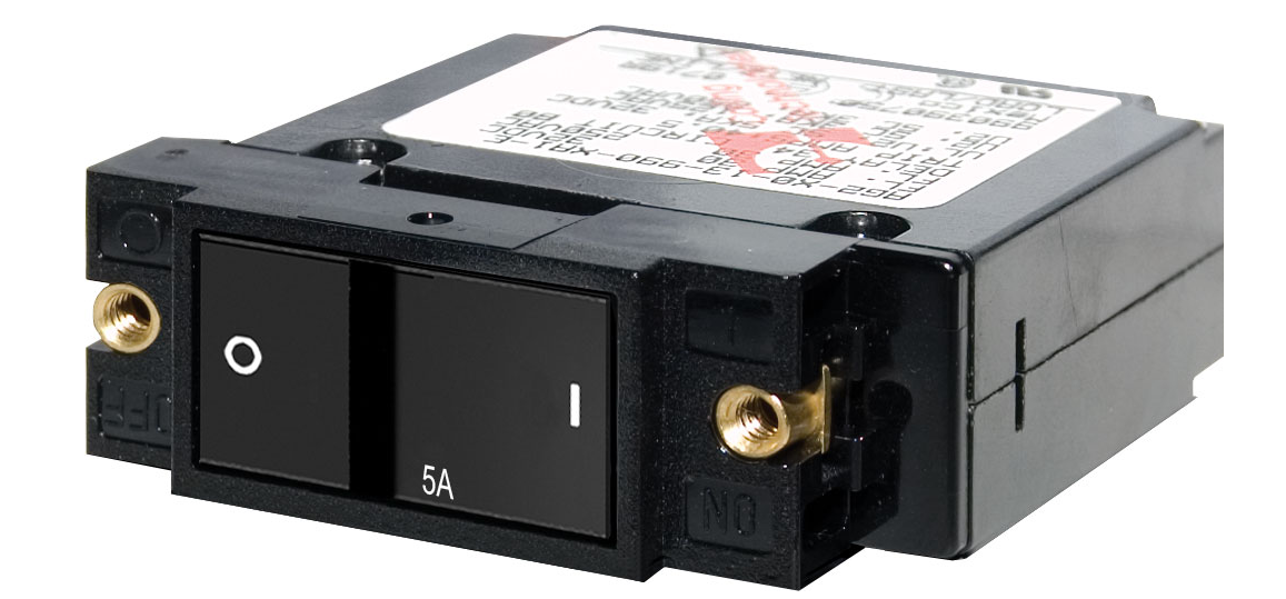 Blue Sea Systems - 7400-BSS - Circuit Breaker A1 FLAT Rocker 5A