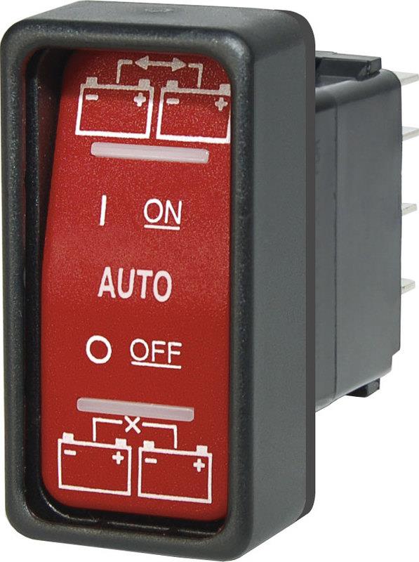 Blue Sea Systems - 2146-BSS - Switch Contura RG SPDT ON-OFF-ON
