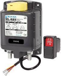 Blue Sea Systems - 7702-BSS - ML Solenoid, 24 V, 1-Pole, Knob