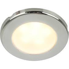 Hella Marine-2JA 958 109-121-LED DOWNLIGHT EUROLED 75 24V WARM WHITE SCREW MOUNT - POLISHED 316 S/S RIM