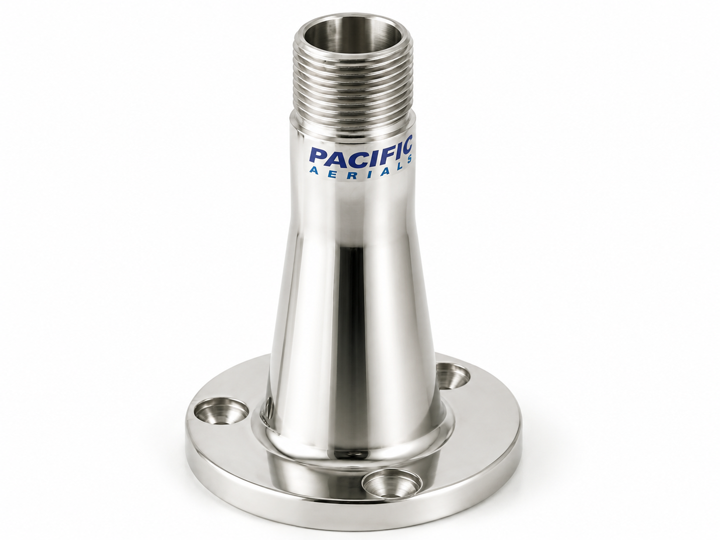 Pacific Aerials - P6078 - Deck mount stainless steel
