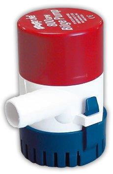 Jabsco - Rule - 20R - 800gph 12V Round Bilge Pump, 3/4" Port, 2.8A Draw, 5A Fuse, 4"H x 2-7/8"W