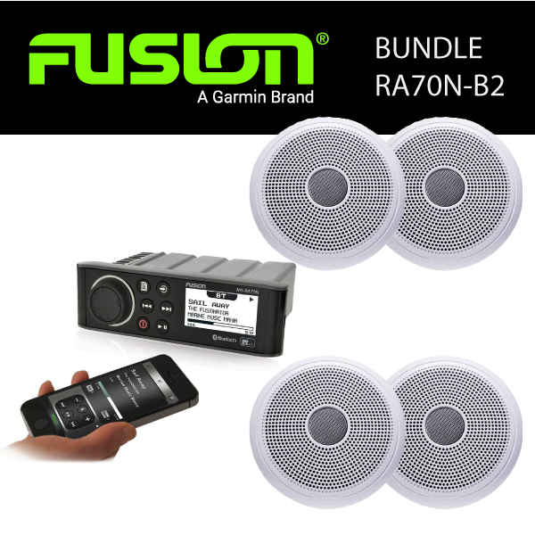 Fusion Marine Audio - MS-RA70N Stereo & Speaker Bundles