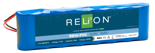 RELiON - RB10PVC - 12V 10Ah LiFePO4 Battery (PVC)