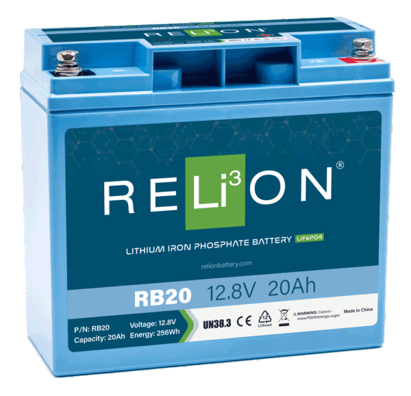 RELiON - RB20 - 12V 20Ah LiFePO4 Battery