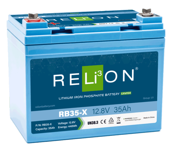 RELiON - RB35-X - 12V 35Ah LiFePO4 Battery