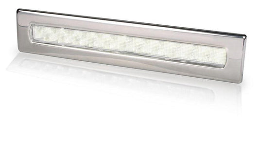Hella Marine - 2JA 980 681-601 - LED STRIP LAMP WAIHEKE 24V WARM WHITE - POLISHED 316 S/S BEZEL