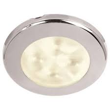 Hella Marine - 2JA 959 596-651 - LED DOWNLIGHT RAKINO 24V WARM WHITE SPOT - POLISHED 316 S/S RIM
