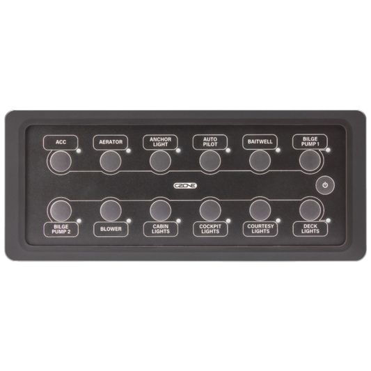 CZone 80-911-0165-00 Waterproof Keypad 6x2 Landscape