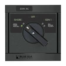 Blue Sea Systems - 1486-BSS - Panel 360 230VAC Rotary65A OFF+2