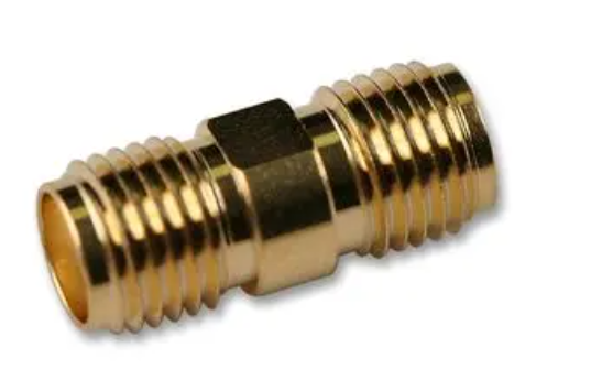 Amphenol - SMA7071A2-3GT50G-50 - Straight 50Ω RF Adapter SMA Socket to SMA Socket