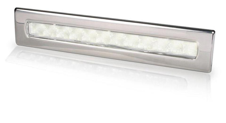 Hella Marine - 2JA 980 681-501 - LED STRIP LAMP WAIHEKE 24V WHITE - POLISHED 316 S/S BEZEL