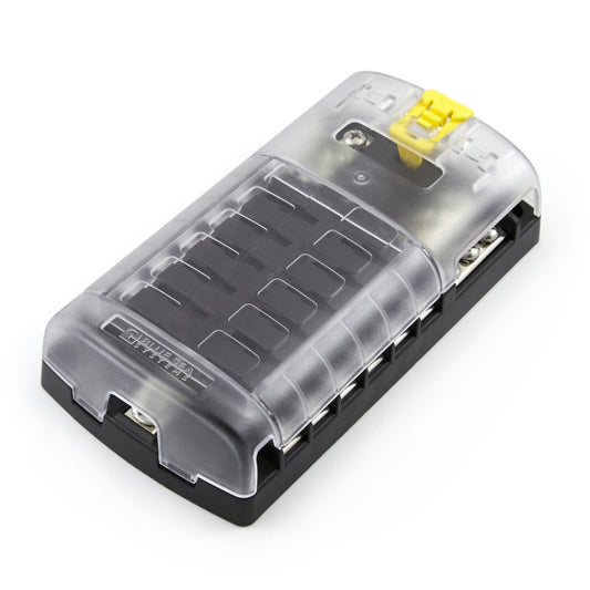 Blue Sea Systems 5026B-BSS ST Blade Fuse Block 12 Circuit