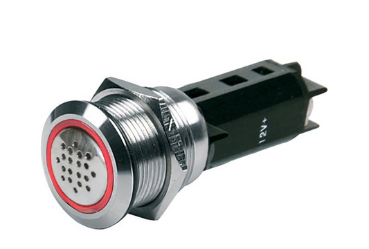 BEP-80-511-0010-00-BUZZER & WARN LGT RED S/S DC24V