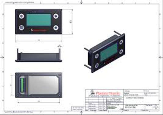 Fischer Panda - 549 - Remote Control Panel IControl2 black
