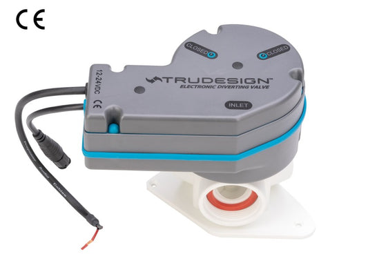 TRUDESIGN - 91278 - Electronic Diverting Valve 12-24 VDC- White