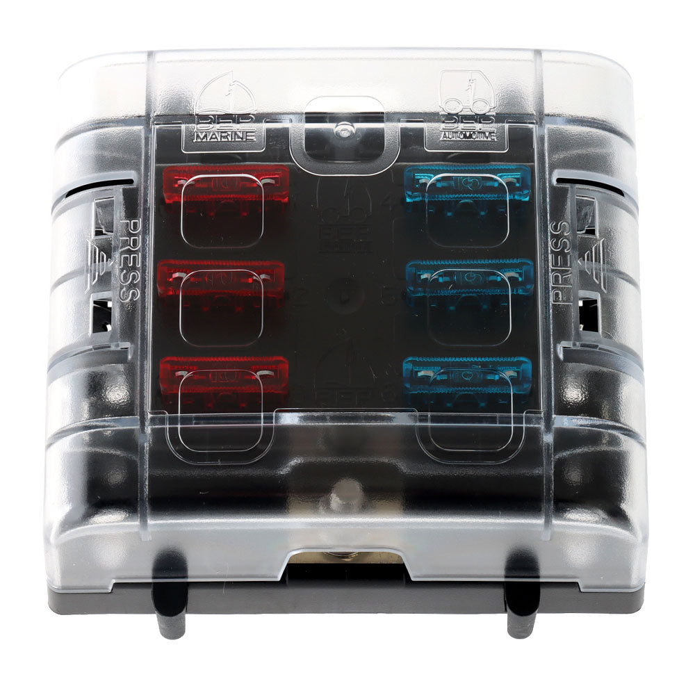BEP ATC-6W 6-Way Fuse Holder Screw Terminals