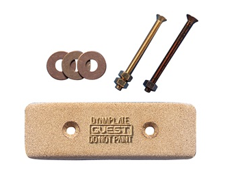 Guest Rec - 4006 - Standard Dynaplate, 6" x 2" x 1/2"