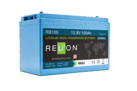RELiON RB100 12.8V 100Ah LiFePO4 Battery - Hazmat