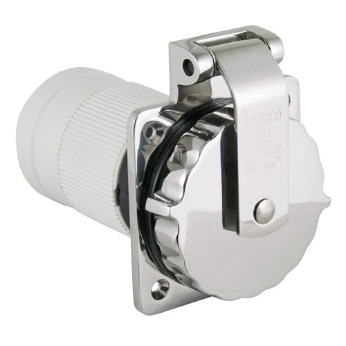Marinco 06371EL-BX.UK 50A 230V Stainless Power Inlet