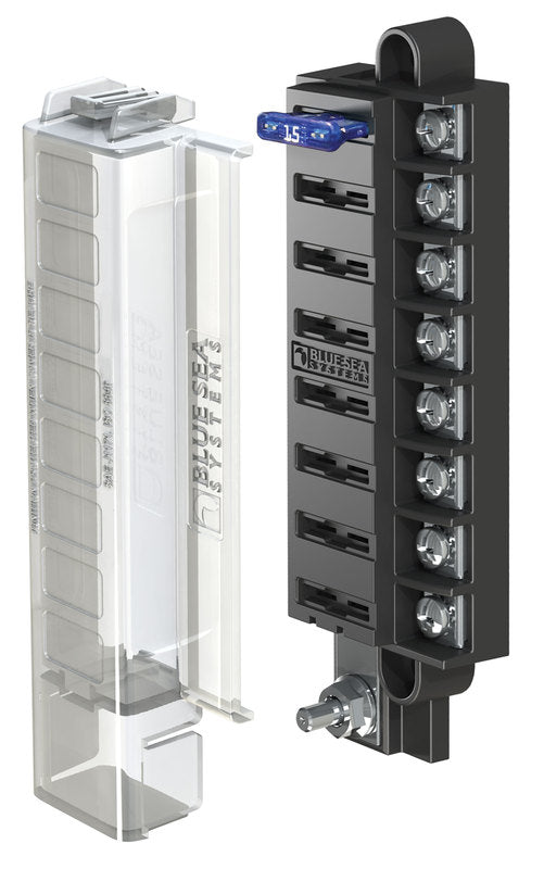 Blue Sea Systems 5046B ST-Blade Compact 8-Circuit Fuse Block