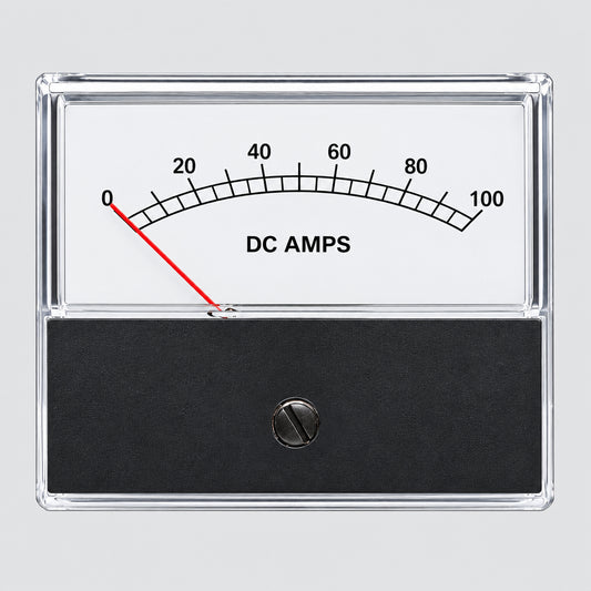 BEP 80-601-0024-00 0-50A Analog DC Ammeter Panel