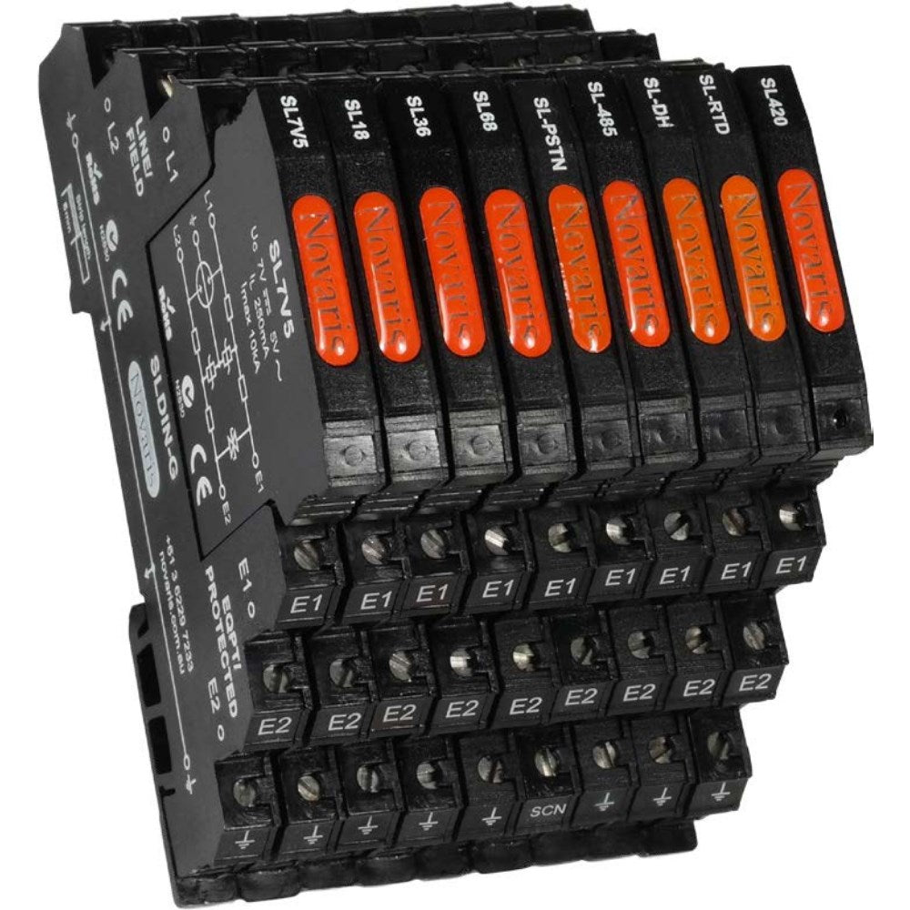 Novaris SL485-EC90 Plug-In RS485 Signal Surge Protector