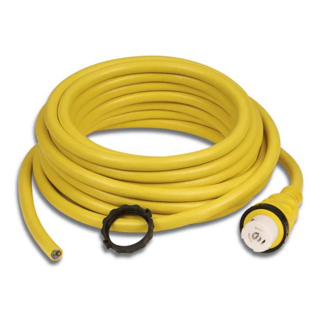 Marinco - 6153SPPX - Cordset, 32A 230V, 50', Yellow