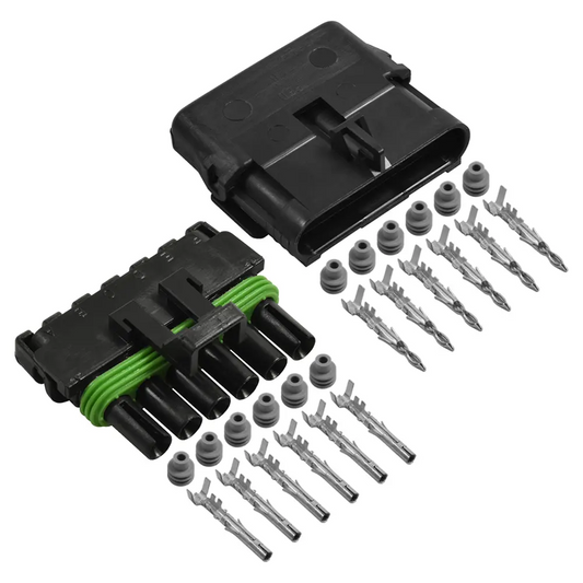 BEP Marine WP-6 Weather Pack 6-Way Plug & Socket Kit