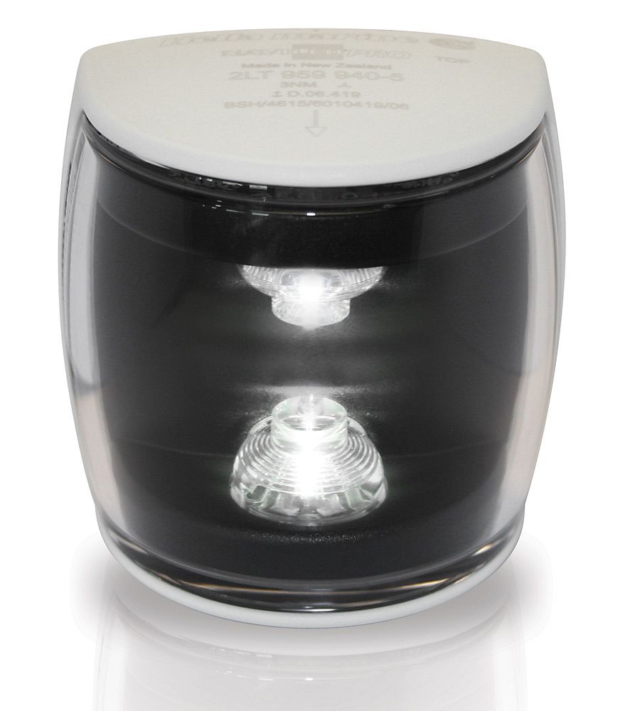 Hella Marine-2LT 959 940-401-5NM NaviLED PRO MASTHEAD 9-33V HEAVY DUTY LENS (Black/White)