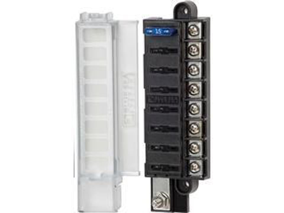 Blue Sea Systems - 5046-BSS - FUSE BLOCK ST BLADE MINI 8 CIRCUIT