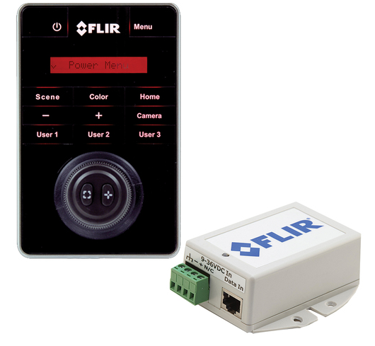 Flir - T70478 - JCU2 PoE Injector Kit (includes JCU2, mounting hardware, PoE Injector and 25ft Ethernet RJ-45 to RJ-45 Cable)