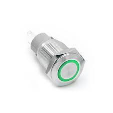 CZONE - 80-911-0060-00 G - PUSH BUTTON MOM (ON)OFF 3.3V GREEN LED
