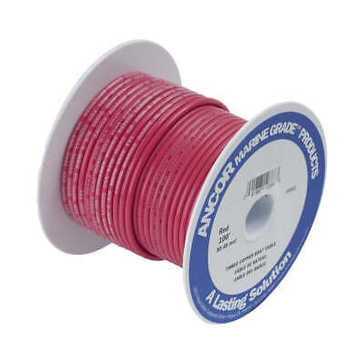 Ancor - 106810 - Tinned Copper Wire, 12 AWG (3mm2), Red - 100ft