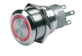 BEP-80-511-0002-00-PUSH BUT SW MOM 12V RED LED