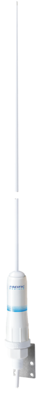 Pacific Aerials - P6184 - VHF 1.0m UltraGlass antenna & mounting bracket 5m cable & FastFit  plug